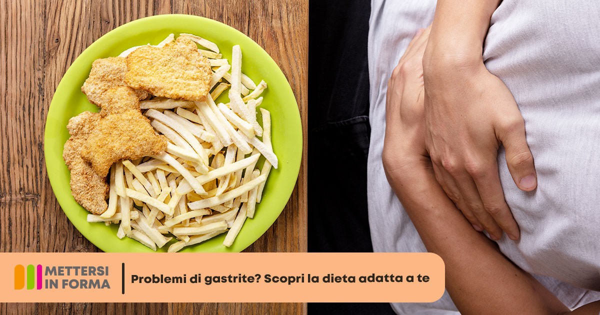 La dieta per la gastrite: cosa mangiare e cosa evitare